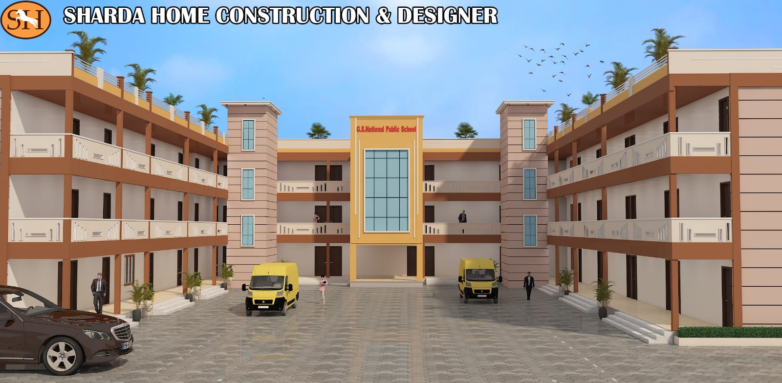 GS National Public School campus